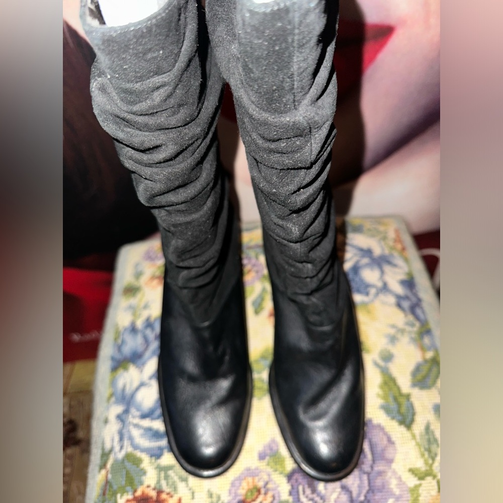 Black Heel Boot - Picture 2 of 4